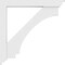 Ekena Millwork Standard Imperial Architectural Grade PVC Bracket With Traditional Ends, 3"W x 30"D x 30"H BKTP03X30X30IMP01 - alternate 3
